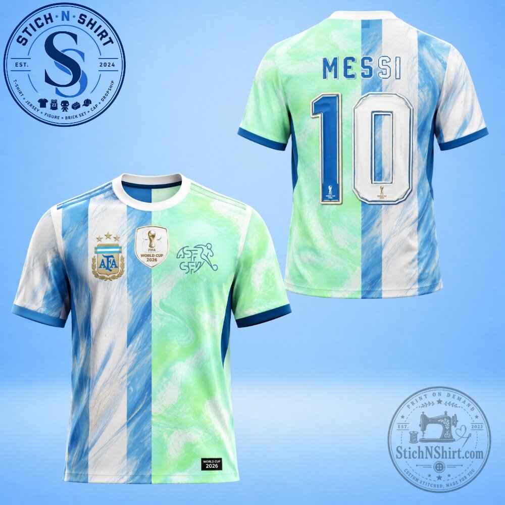 Argentina vs Switzerland FIFA World Cup 2026 Mashup Jersey Shirt 4 Argentina vs Switzerland FIFA World Cup 2026 Mashup Jersey Shirt