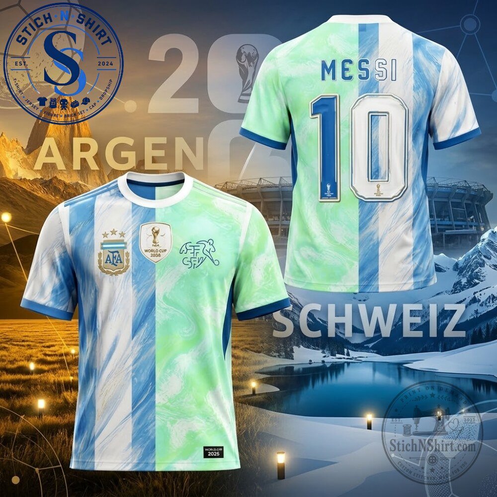 Argentina vs Switzerland FIFA World Cup 2026 Mashup Jersey Shirt 5 Argentina vs Switzerland FIFA World Cup 2026 Mashup Jersey Shirt