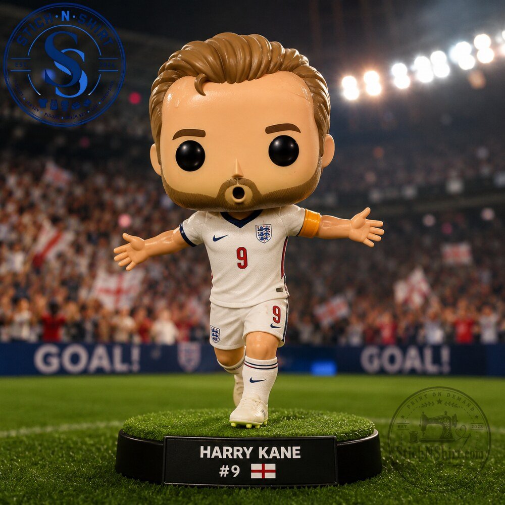 Funko Pop Harry Kane England Three Lions FIFA World Cup 2026 Vinyl Figure 5 Funko Pop Harry Kane England Three Lions FIFA World Cup 2026 Vinyl Figure