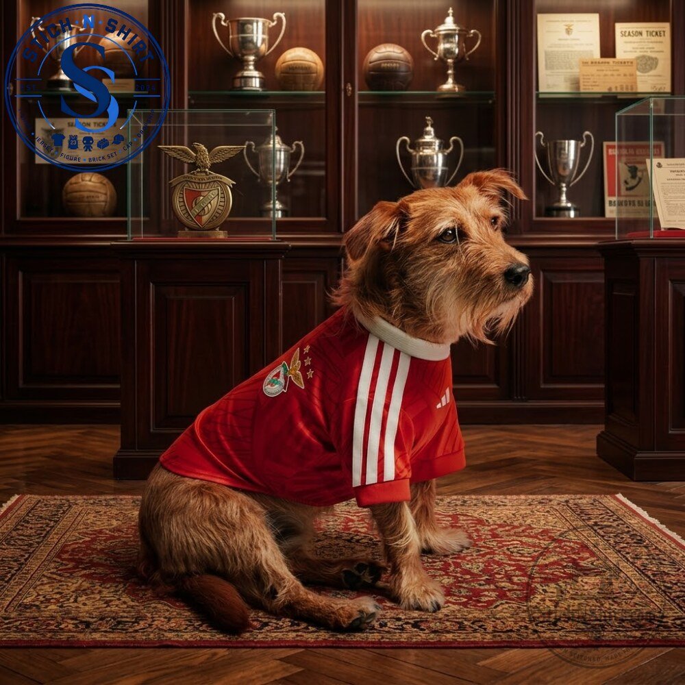 Benfica Dog Football Jersey Home Kit Adidas Shirt 5 Benfica Dog Football Jersey Home Kit Adidas Shirt